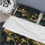 Ensemble de housse de couette Gold and Blue Luxury Damask Symphony IV-230243424