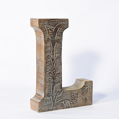 Haddam Text & Numbers Letter Block