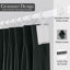 Blackout Pencil Pleat Curtains - Thermal Insulated, Light Blocking Window Drapes-1057959380-1057959401