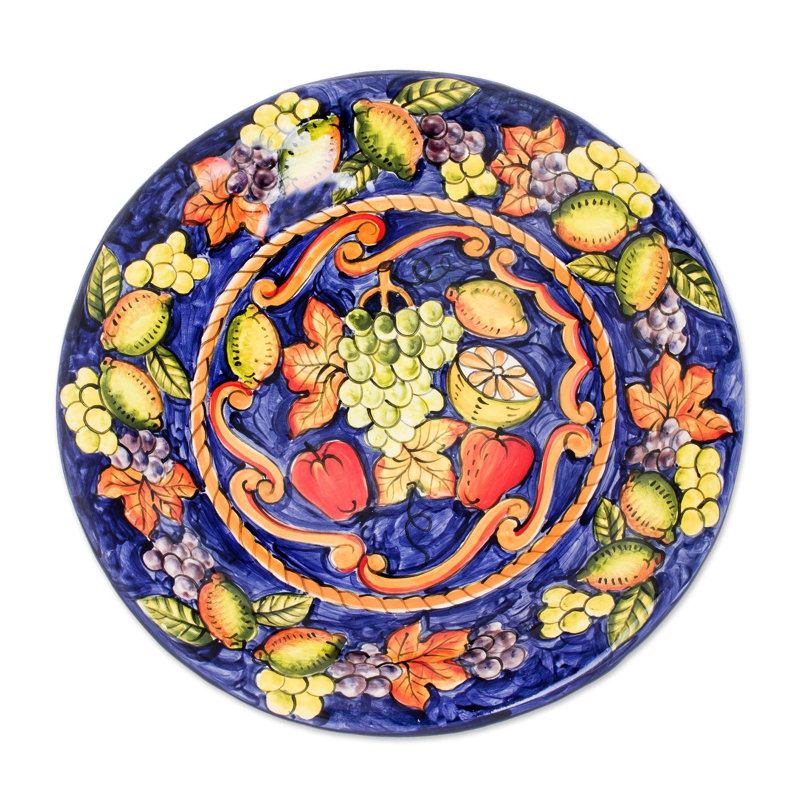 Assiette de service en céramique Aibek