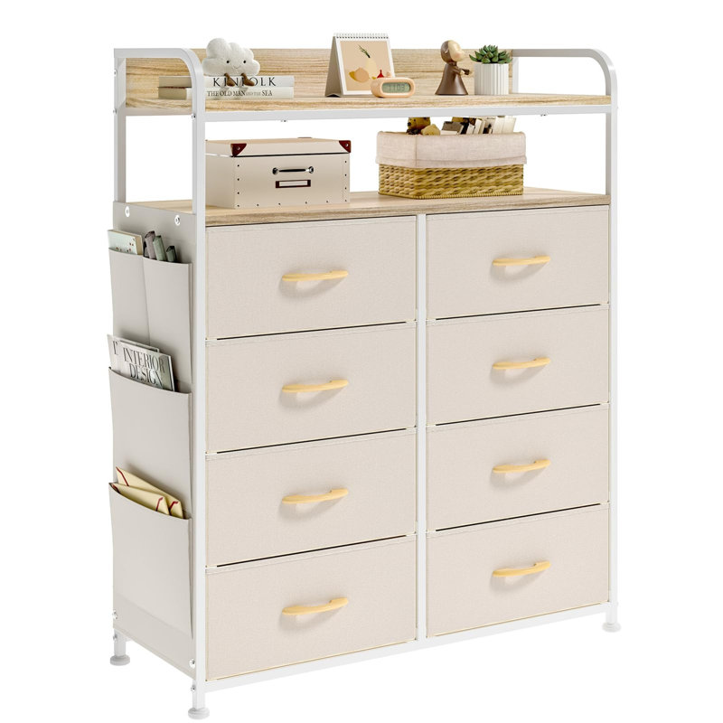 Chest of Drawers, Beige