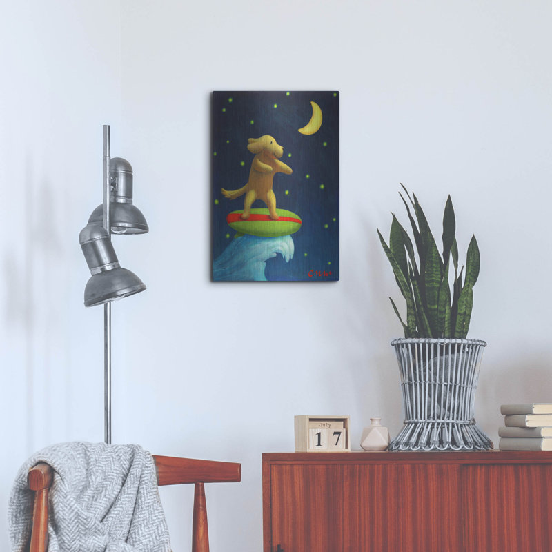 «Night Rider» par Chris Miles, H 24 po x l 16 po