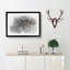 A Great Horned Owl in Abstract - Picture Frame Graphic Art Print-55629581-55629582