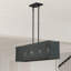 Grand lustre linéaire noir 4 lumières Adabella-819349786