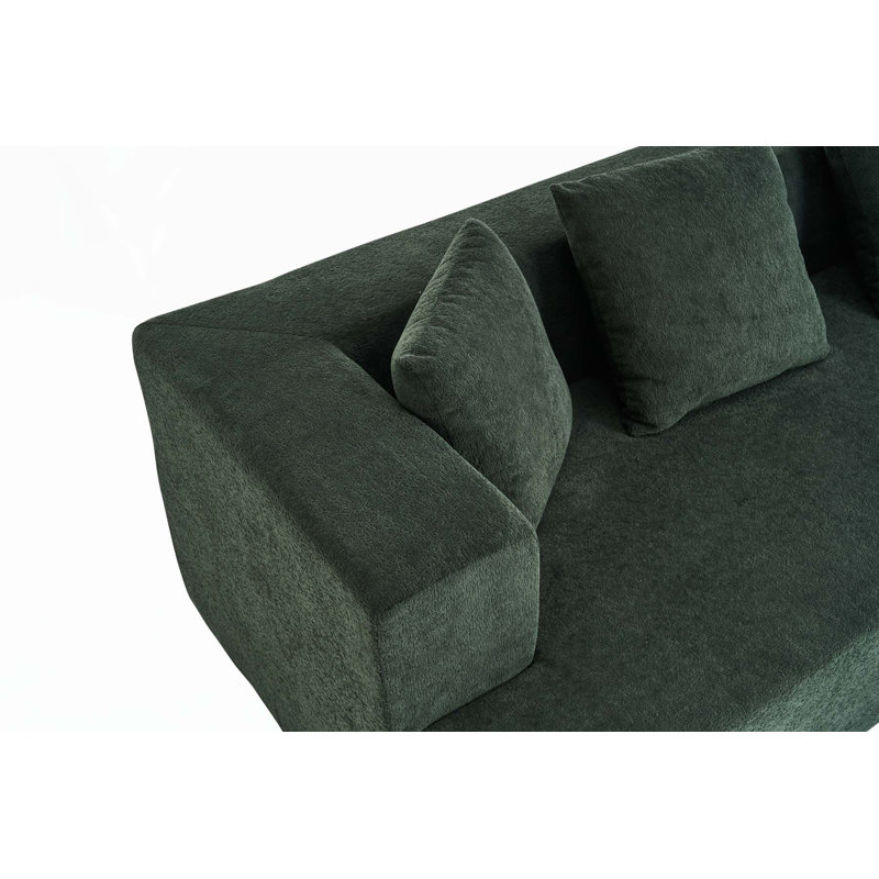 Canapé en mousse viscoélastique_Standard_W2363S00, Vert