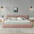Chenille Fabric Upholstered Bed-845415348