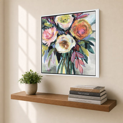 First Kiss Light by Jeanette Vertentes - Graphic Art on Canvas