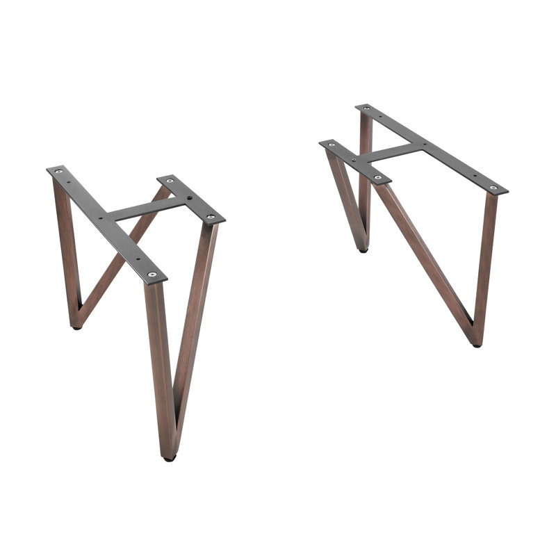 Pieds de coiffeuse Annèche, bronze huilé
