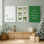 Ensemble de 3 impressions sur toile Boughs & Bows