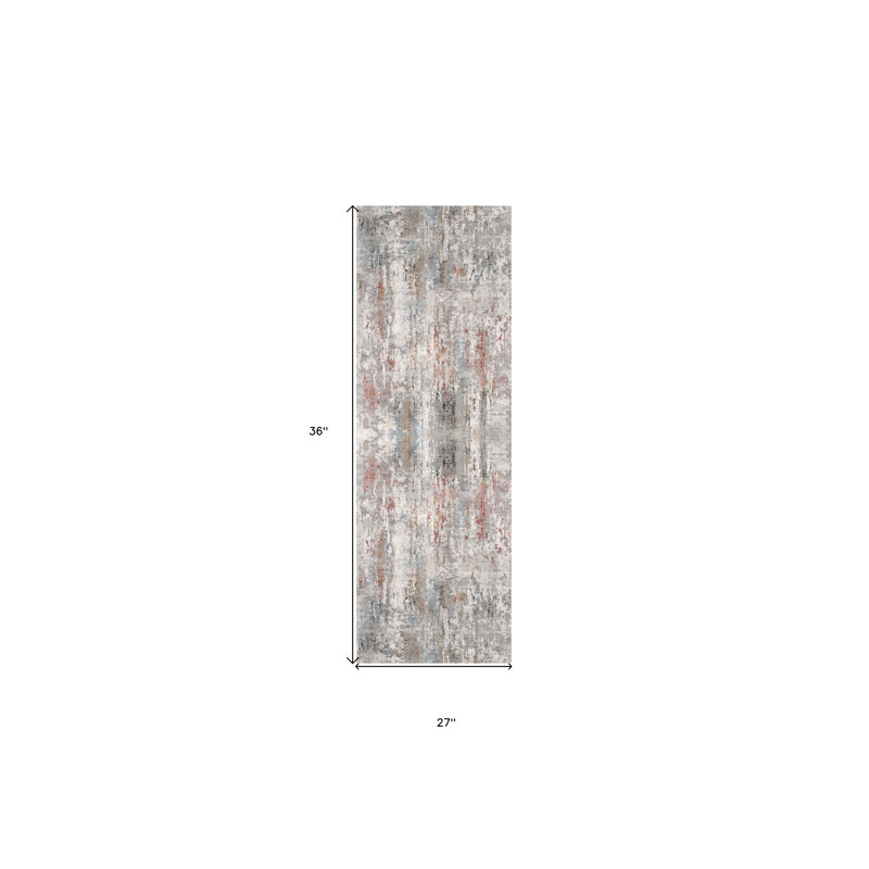 Claritha Washable Abstract Rug