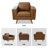 Havens 39.3'' Wide Upholstered Accent Chair With Solid Wood Legs-707905648