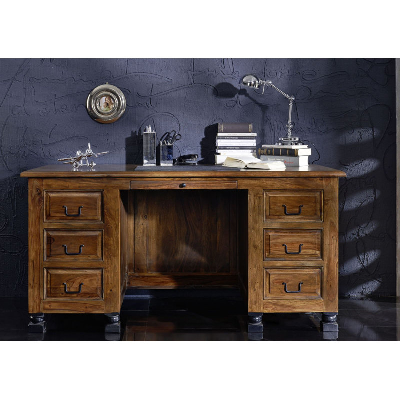 New Boston Solid Wood Writing Desk