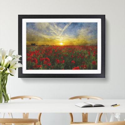 Field of Poppies Vol.3 - Framed Print