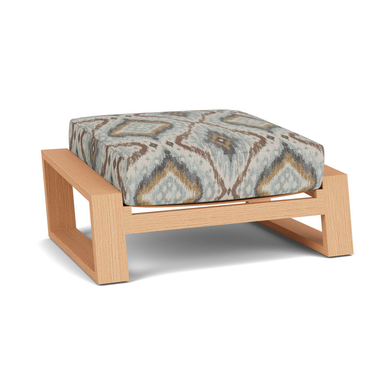 Pursuit Outdoor Ottoman, Yoko Mist