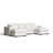 Biaggio Boneless Modular U-Shaped Sectional with 2 Ottomans-26442691-1436640