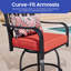 Chaise chic avec dossier haut et dossier haut-1425500975