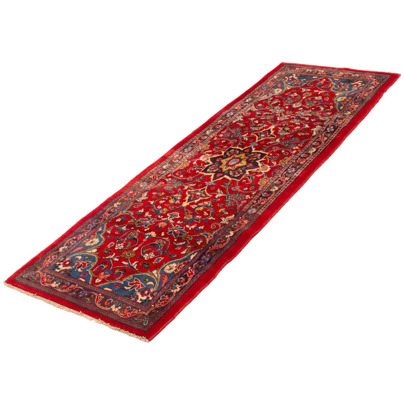 Tapis de couloir unique en laine 3 pi 6 po x 10 pi 4 po Lennin