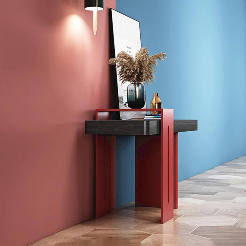 Modern Minimalist Console Table, 35.43" H x 62.99" W x 15.75" D