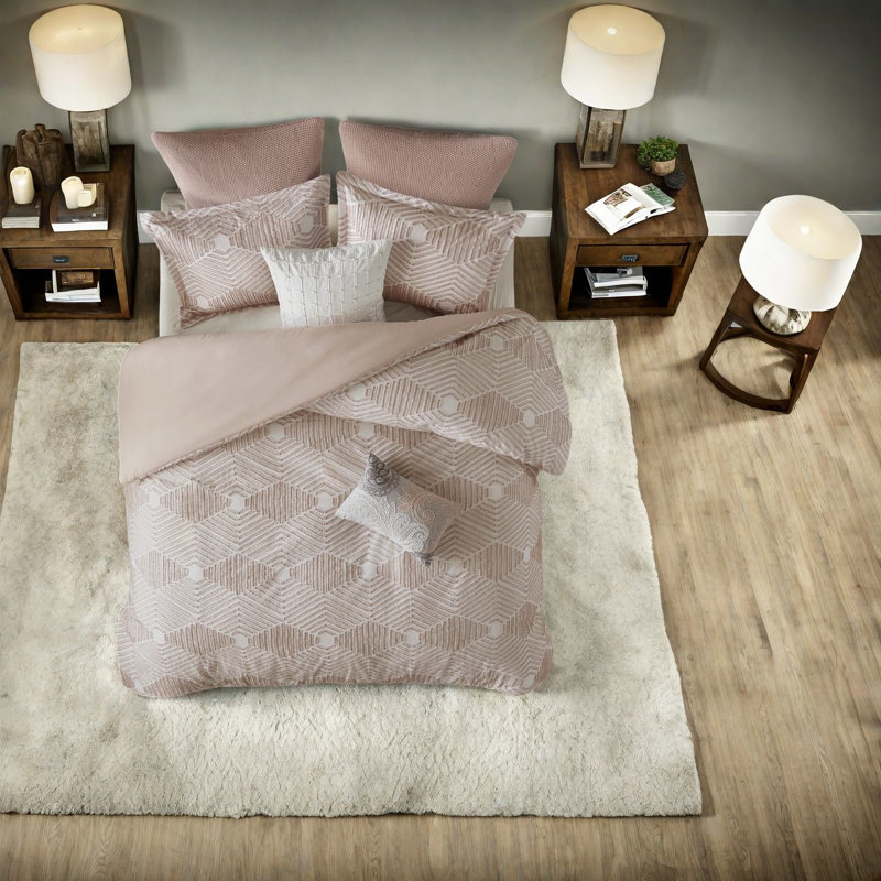 Ensembles de literie en coton de style ferme, texture jacquard, pour le confort de la maison