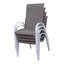Fauteuil de terrasse empilable