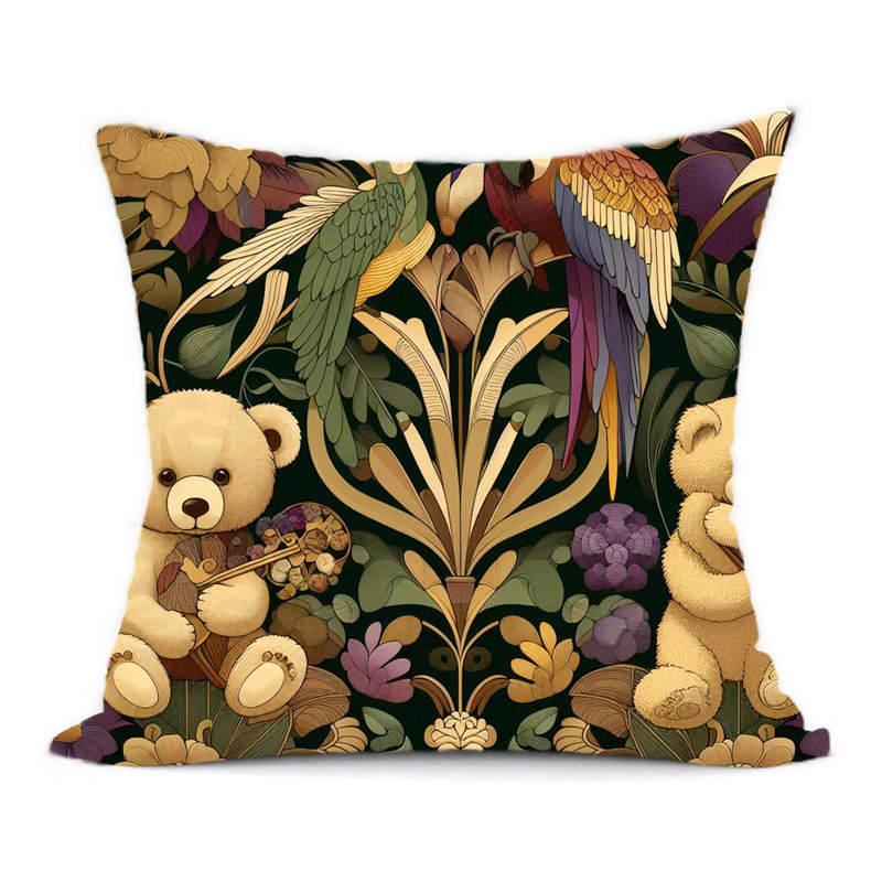 Abstract Reversible Throw Pillow