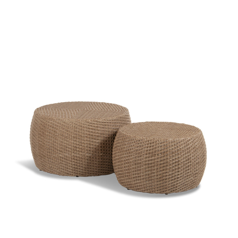 Bailey Round Wicker Outdoor Table Sets , 32'' in. W 32'' in. D