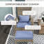 Chaise de jardin et design classique - mobilier gris avec chaise d'extérieur. Conception confortable, grand siège, toutes saisons, pour terrasse, porche, cour avant, jardin