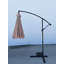 Parasol - Patio en porte-à-faux en acier 10 "avec manivelle et base Rhino