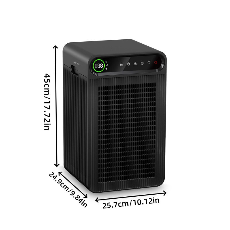 Purificateur d'air pour grande pièce à la maison, jusqu'à 1800 pi² avec filtre HEPA véritable, filtre à air avec mode de sommeil silencieux, haute performance