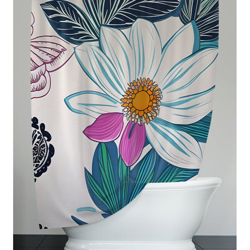 Rideau de douche Bron, H 72 po x l 70 po