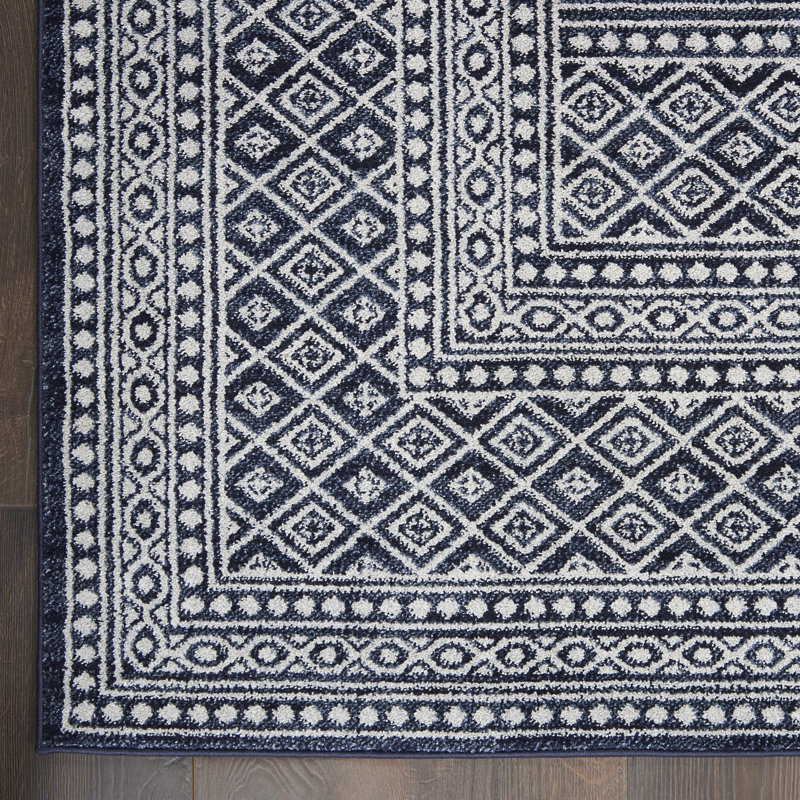 Williamstown Geometric Area Rug, Runner 66 x 230cm