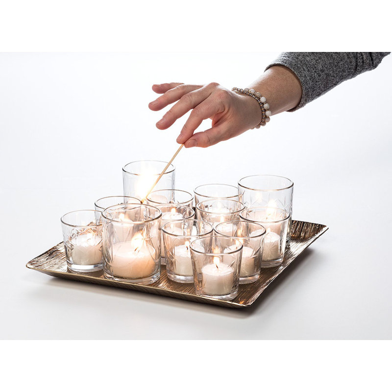 Ensemble de 16 bougies Maxilights-Greenight, Blanc, H 2 po x l 2 po x P 2 po, 16