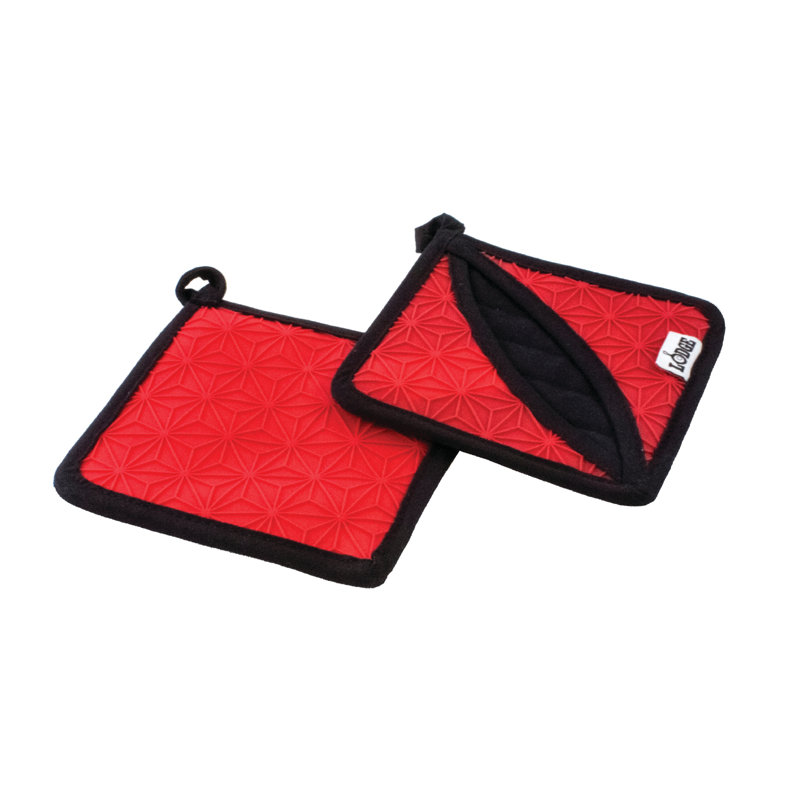 Silicone and Fabric Trivet, Grey