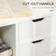 Akeilah 40cm W Manufactured Wood Bedside Table