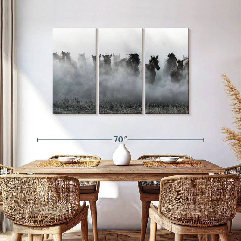 Brampt Turkish Horses, 36" H x 57" W