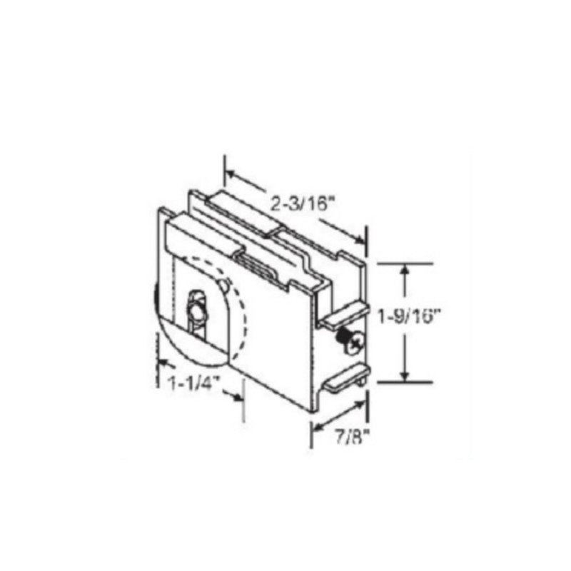 Peachtree Premium Sliding Door Rollers