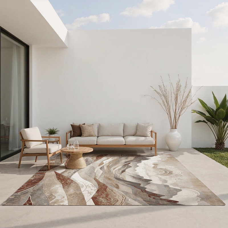 Tapis intérieur et extérieur Desert Breeze, Rectangle 1 pi 6 po x 2 pi 6 po
