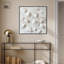 Art mural blanc doré élégant sur toile coquillages blancs par Art Remedy-104314099-104314104