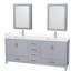 Sheffield 79" Double Bathroom Vanity Base Only-31336920
