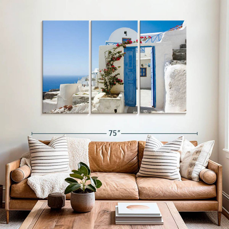Lilie Wide Open Greek Door, 42" H x 65" W