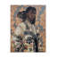Bolognaise tenant un chat sur toile-94838576