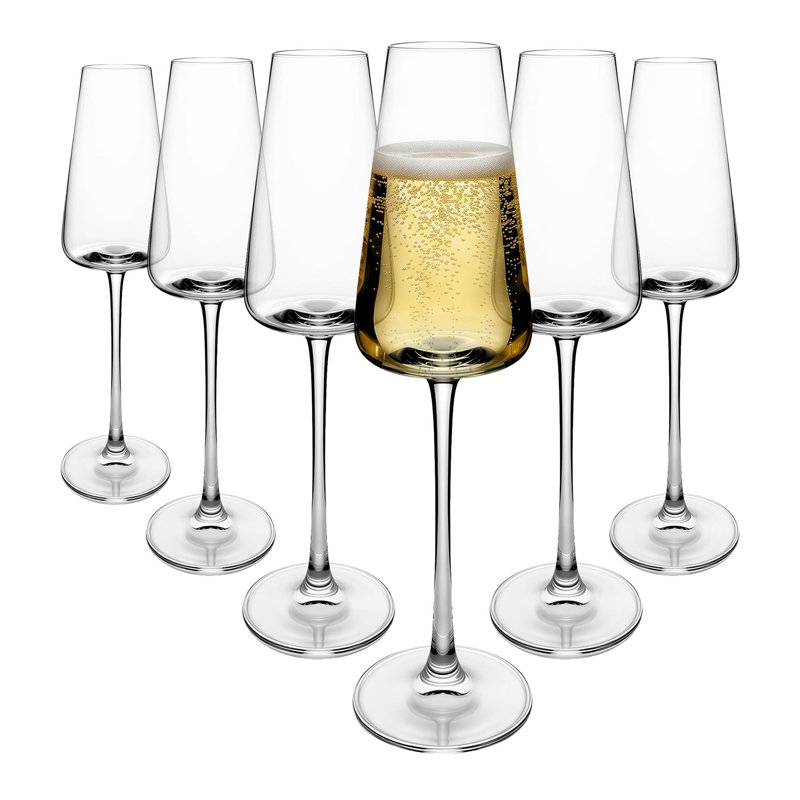 Crystal Flute, Set of 6