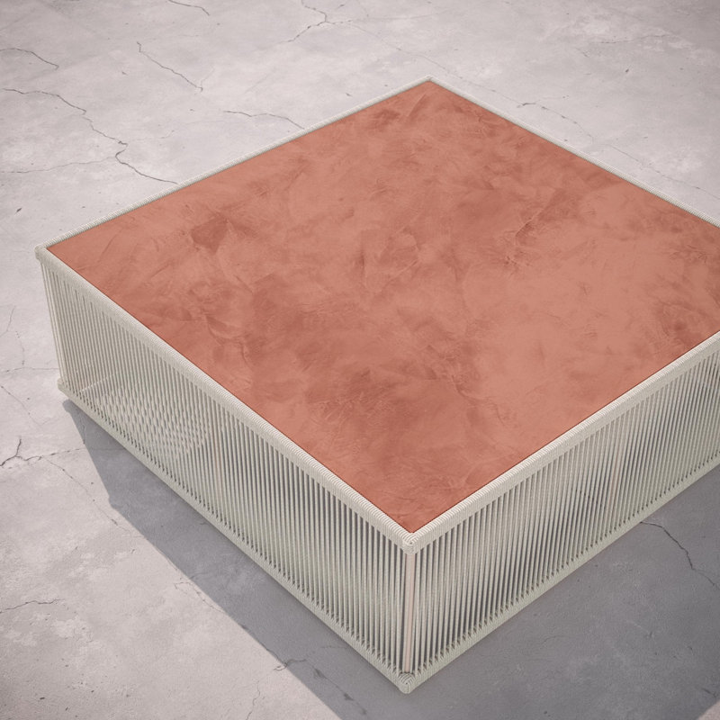 Malta Square Coffee Table Dekton Top, Birch, Umber