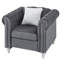 Fauteuil d'appoint en velours Raisa Glory Furniture-1593258121