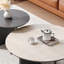 Table basse simple de style crème rétro