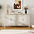Sideboard Buffet Cabinet, Storage Cabinet With Storage,Modern Storage Cabinet With 4 Doors & Adjustable Shelves For Livingroom, Dining Room, Kitchen And Entryway-1120507198