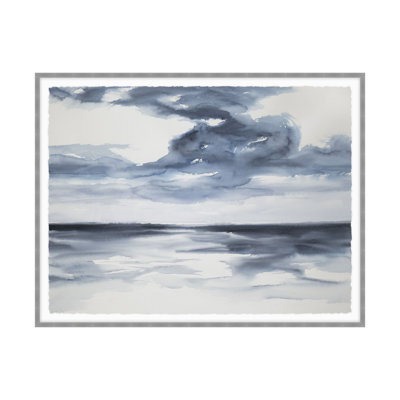 Pensive Seas 3 Framed Graphic Art