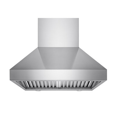42 Inch 1200CFM Professional Wall Mount Range Hood in Stainless Steel with Dimmable LED's