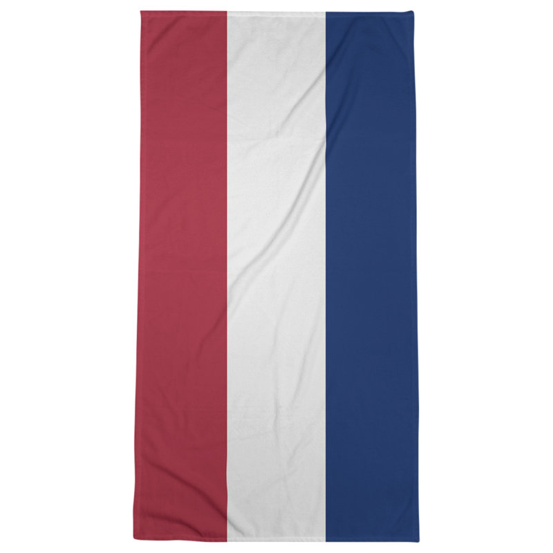 Montreal Lightweight Bath Towel, Red/White/Blue, Microfiber