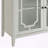 Ceara White Finish Console Cabinet